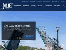 Tablet Screenshot of cityofjoliet.info